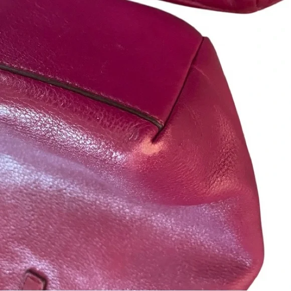 Women’s Coach Handbag, Wallet And Cosmetic Set Hot Pink Or Magenta 16.5 W X 10 H - Picture 15 of 15